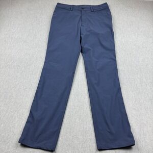 Lululemon Pants Mens 34 Blue ABC Classic Chino Stretch  5 Pocket Flat Front